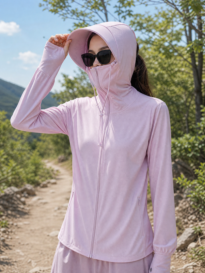 다이소바람막이 찾다가 발견한 여름 여성 UPF50+ 자외선차단 쿨링 썬가드 바람막이 후드집업 아웃도어 베이잉 활용기