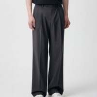 [쿨탠다드] 리얼 와이드 히든 밴딩 슬랙스 [블랙]