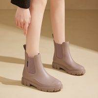 Modern Fashion 여성 방수 발편한 미끄럼방지 장화 숏 레인부츠 - 레인부츠