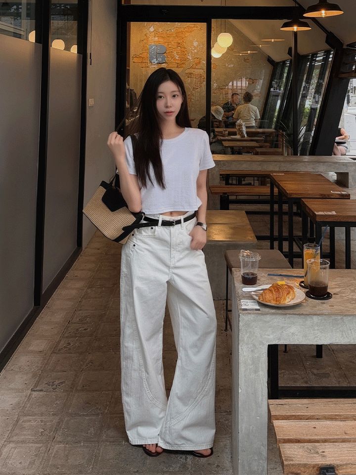 지그재그 팬츠 라이즈 원빈 아디다스 카프리 팬츠, 무드가 궁금했다면