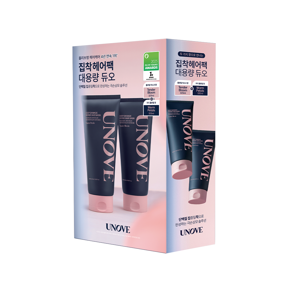 [4년 연속 1위] 어노브 딥 데미지 리페어 헤어 마스크 (트리트먼트/헤어팩) 320ml 더블/듀오 기획 추가 이미지 3