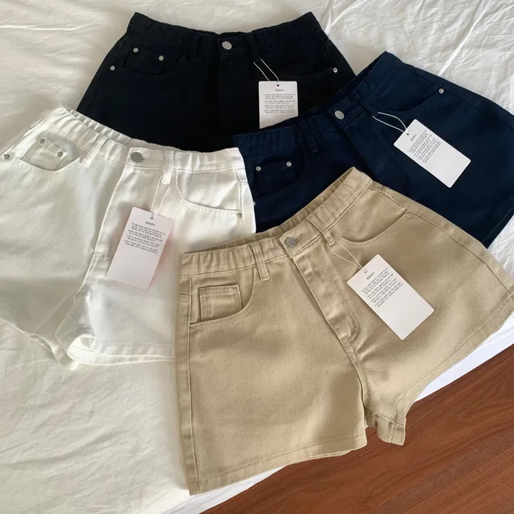 ~2XL [기장선택/허벅지말라핏] 히든밴딩 하이웨스트 코튼 숏팬츠 반바지 체형커버 엉밑살X 키작녀 키큰녀 빅사이즈 추가 이미지 2
