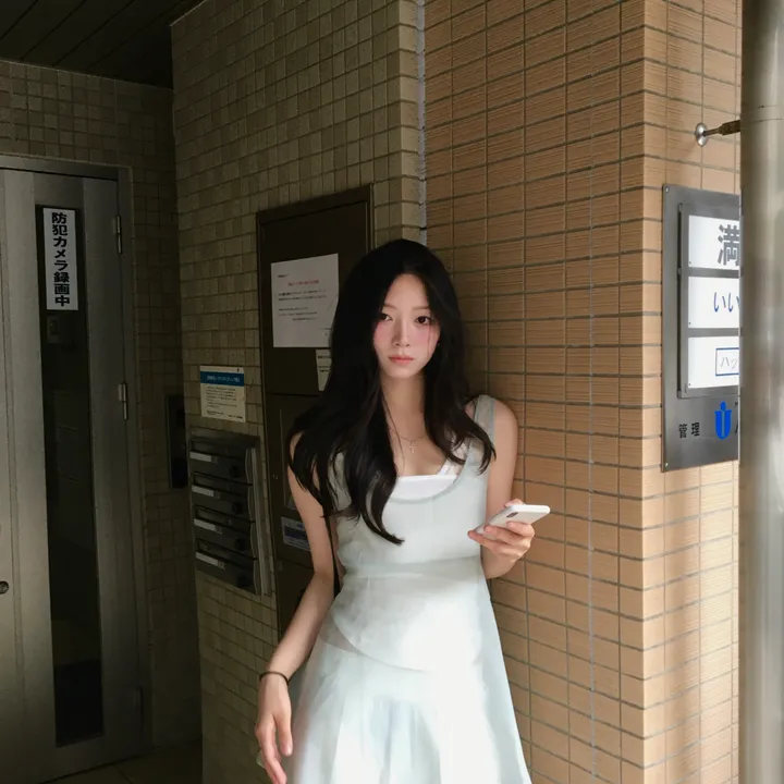 [민트코어] 여름 틸다 시스루 레이어드 원피스 대표 이미지