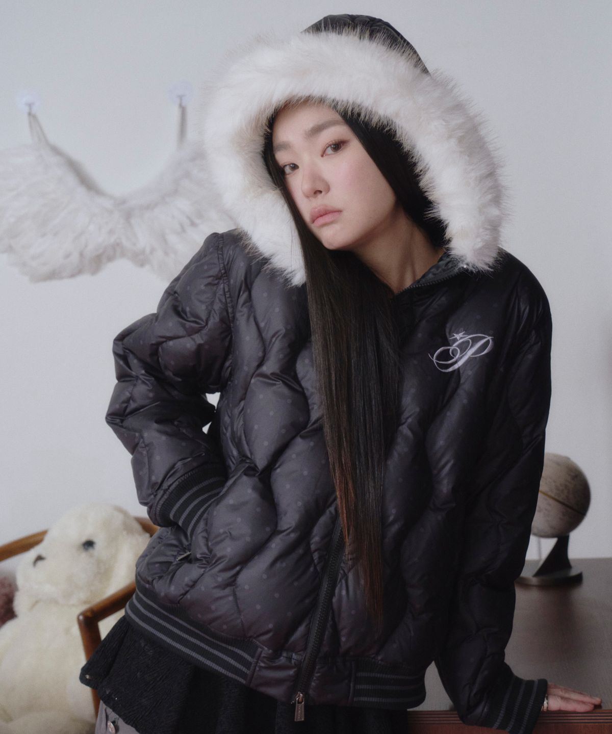 2주 넘게 매일 입어보며 반해버린 프렌다 POT QUILTING FUR DOWN BLACK PRTVFWDW02WC6 실물 후기