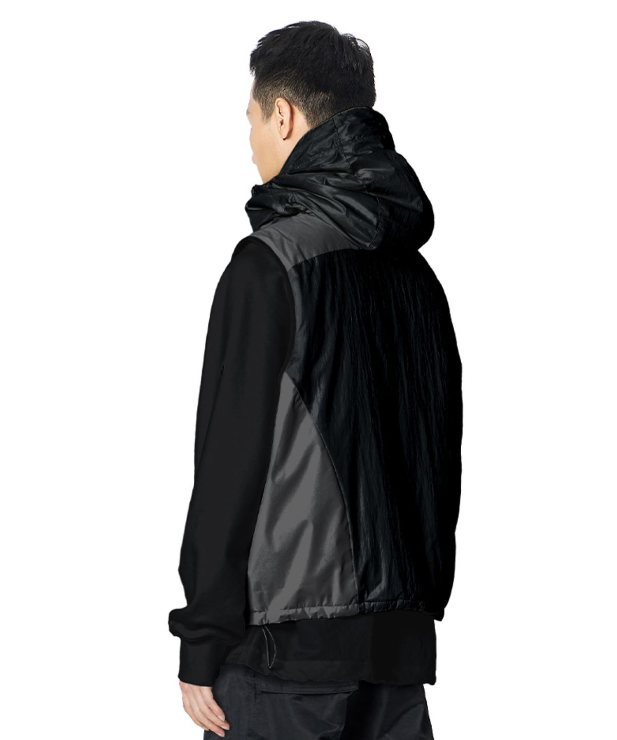 Double Zip Hoodie Vest Jacket 록히드마틴 L15UJV001BLK 베스트 하나로 가을 코디 끝내본 2주간의 기록