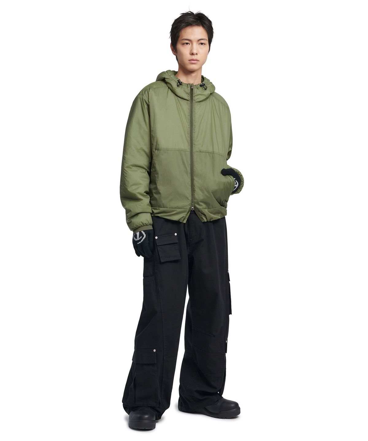 노매뉴얼 MISTY LIGHT HOODED JACKET 카키 NMWF52JP08KHA 2주 입어보고 반한 핏