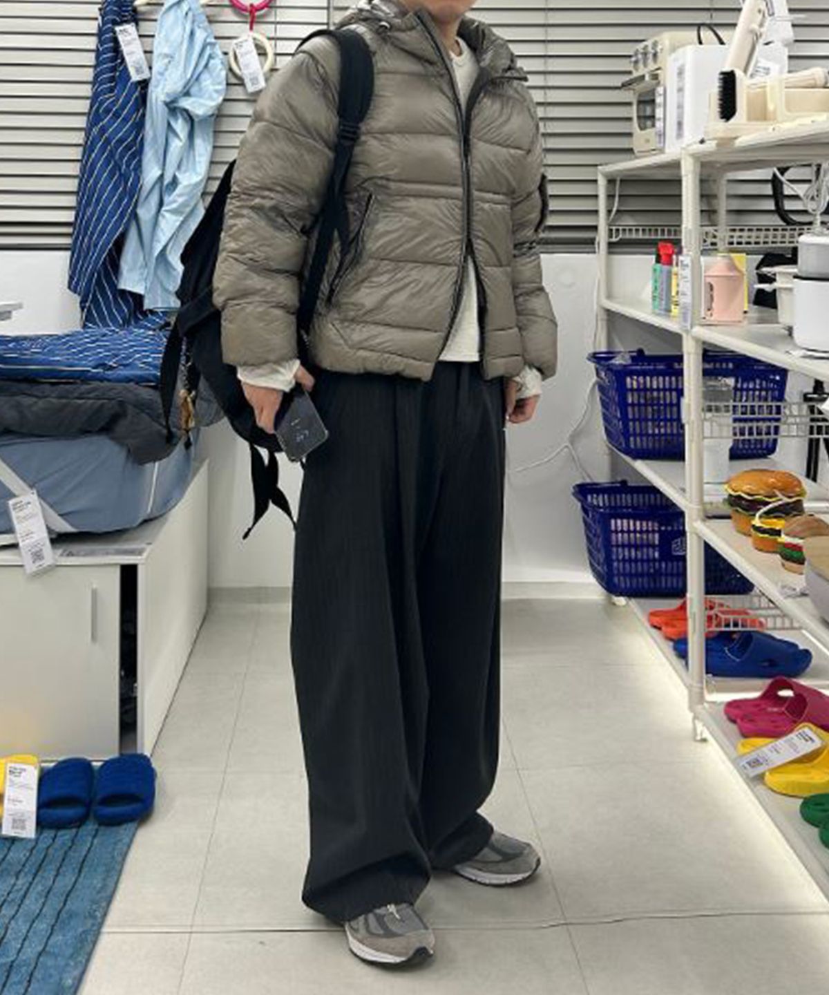 남들 다 입는 뻔한 옷 지겨워 2주 고민 끝에 고른 피인오 시스루 퀼팅 후드 경량패딩