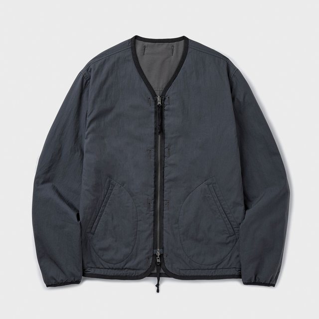 HERRINGBONE REVERSIBLE LINER JACKET [GRAPHITE/GRAY]