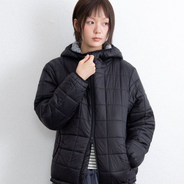 IK HOOD PADDING JACKET_BLACK(IK2FWMB900A)