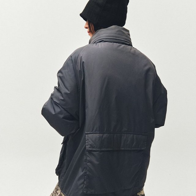 POCKET FIELD PARKA, DARK GRAY