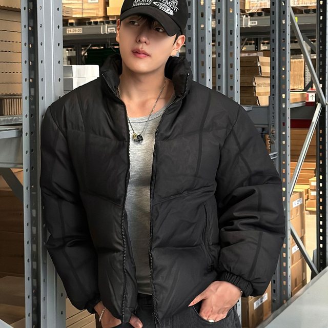 두굿_레이어드쉘숏다운점퍼 MYDJ8142