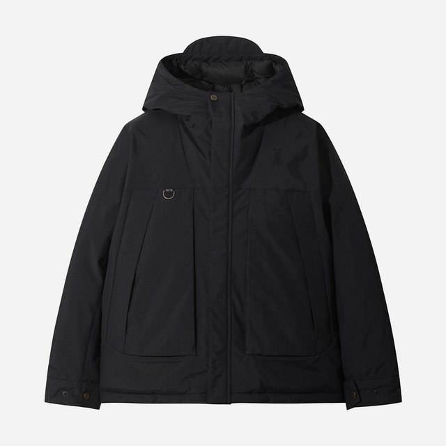 어베인 D7 후드 다운 자켓 (BLACK)