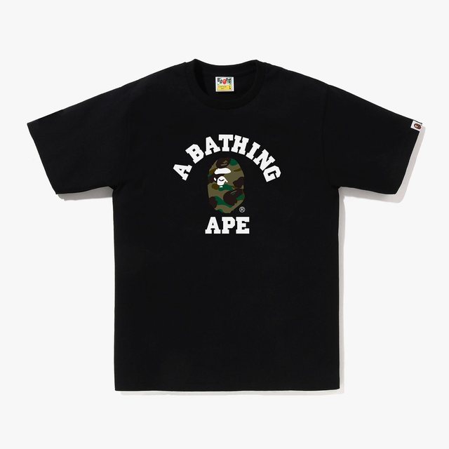 퍼스트 카모 콜리지 티셔츠(W) BLACK/GREEN
