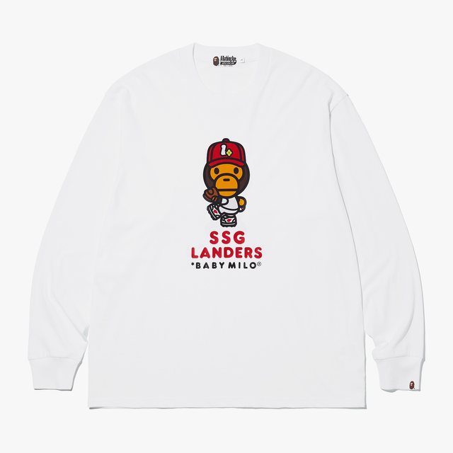 SSG랜더스 마일로 그래픽 롱슬리브 티셔츠